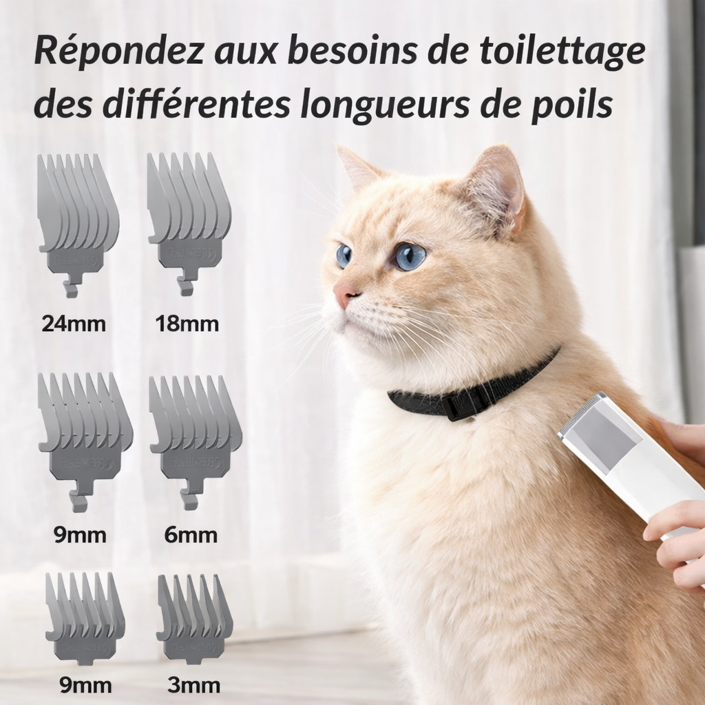 iPets Z1 - KIT DE TOILETTAGE ( 7-en-1 )