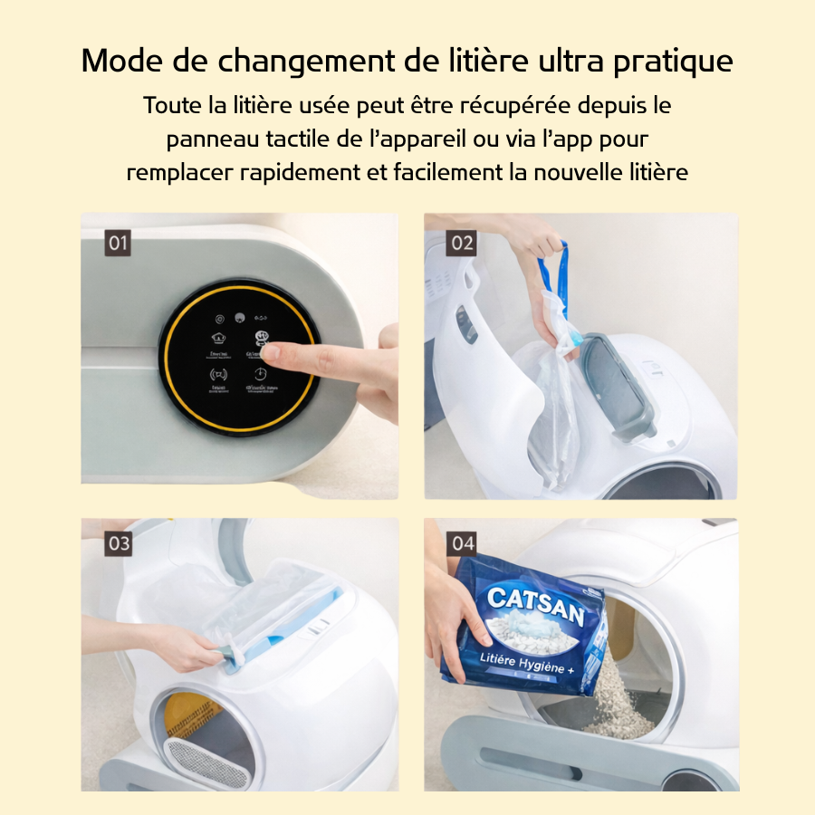 Litière Automatique Connectée - iPets Litterbox 2.0